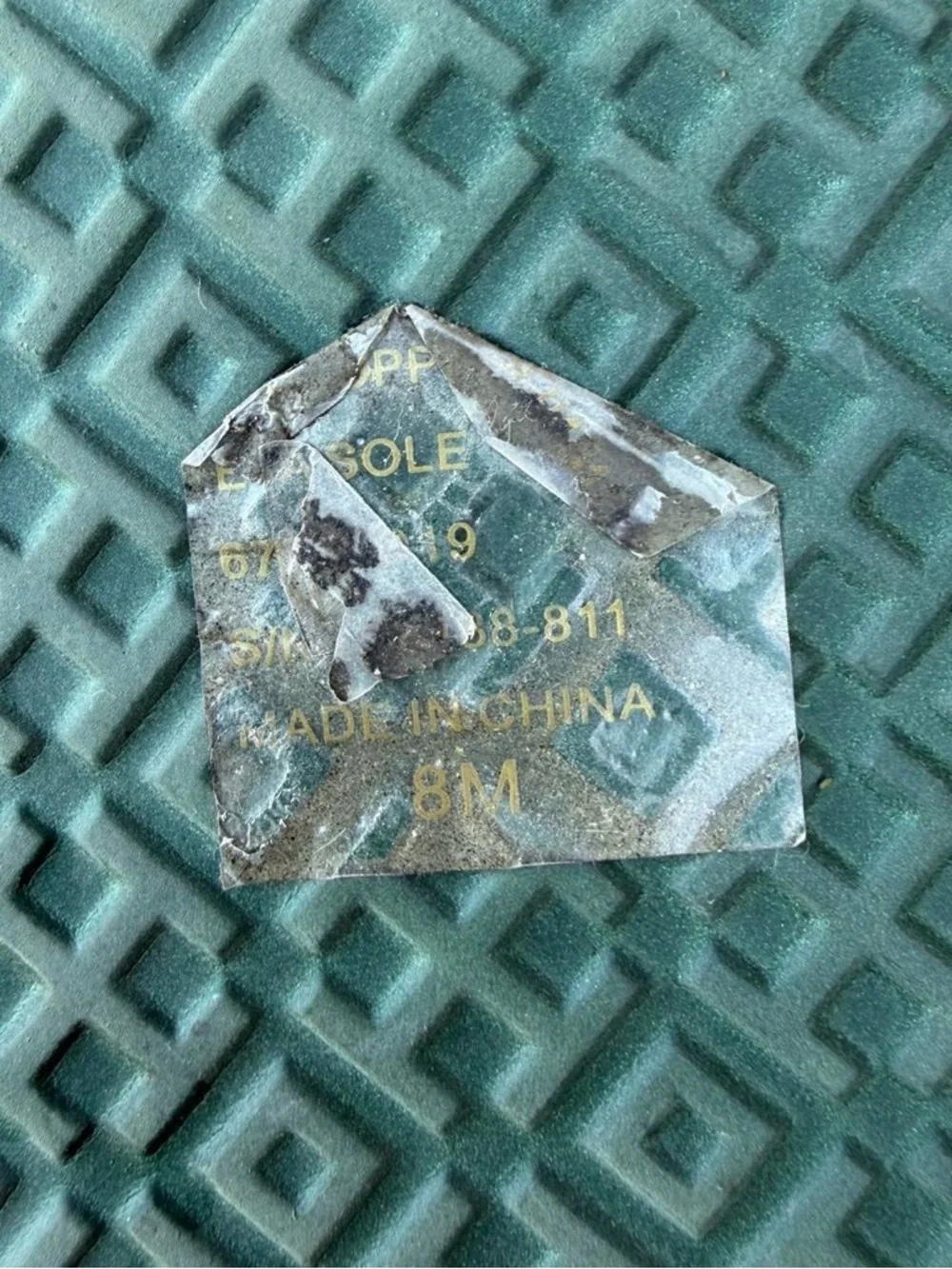 Tory Burch Sole Bright Samba Red Flip Flop Sandals Gold Metal Logo Sz 8 - Picture 5 of 5